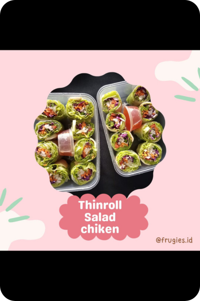 Thinroll Salad chicken